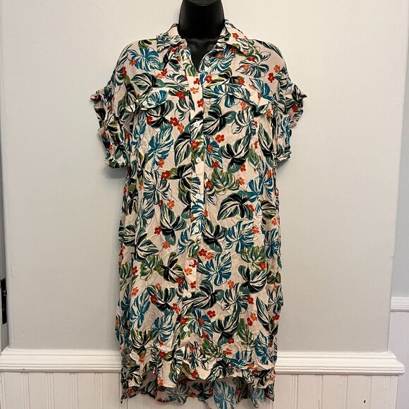 NWT Lost + Wander Luau On the Beach Coverup/Dress, Size XS/S - Picture 3 of 12